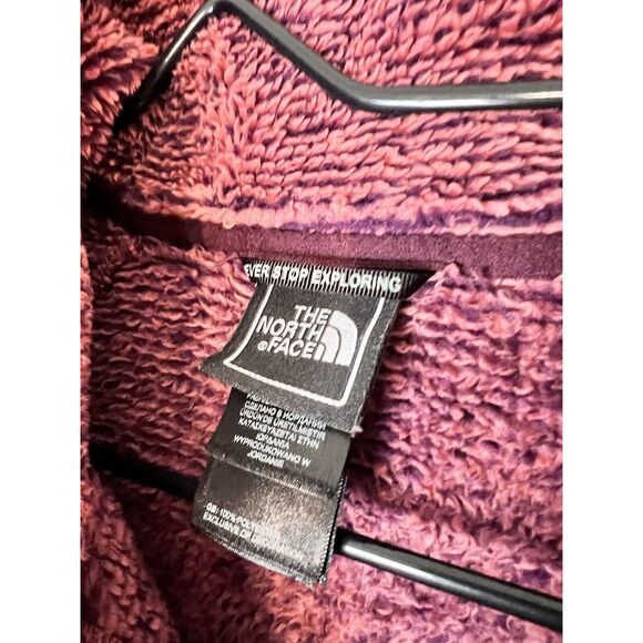 The North Face Osito Women's Size Large Fleece Soft Fluffy Full Zip Rose Pink - Picture 6 of 6